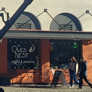 Historic old Oly building at The Owl's Nest in Olympia