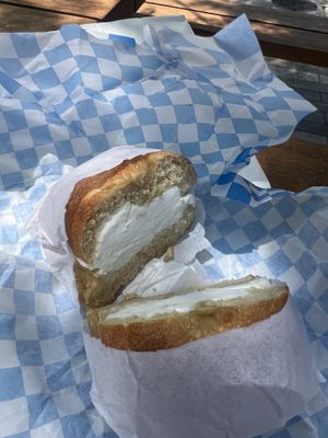   at Pop's Bagels in Culver City