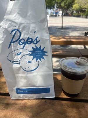   at Pop's Bagels in Culver City