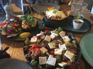 Sharing between three!  at Susa Plant Based Kitchen in Ryde