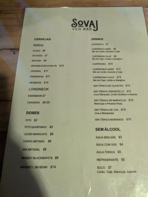  at Sovaj Veg Bar in Recife