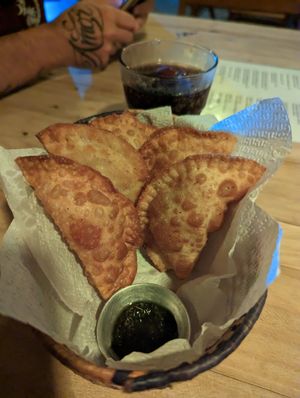 Pastelzinho at Sovaj Veg Bar in Recife