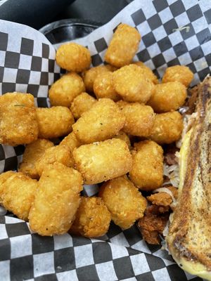 Give me some tots!  at Midtown Vegan Deli & Market in Tucson