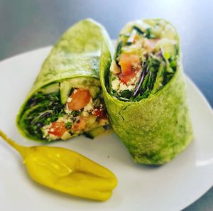 Hummus wrap!  at Midtown Vegan Deli & Market in Tucson