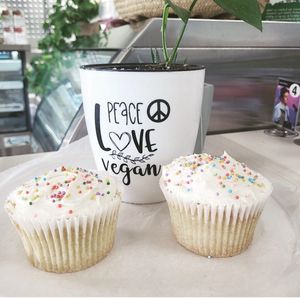 Come in early in the week if you want cupcakes! at Midtown Vegan Deli & Market in Tucson