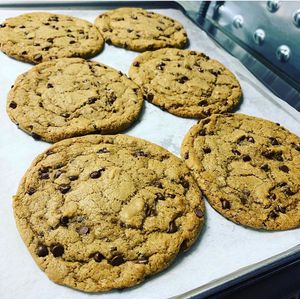 House mad chocolate chip cookies 🍪  at Midtown Vegan Deli & Market in Tucson