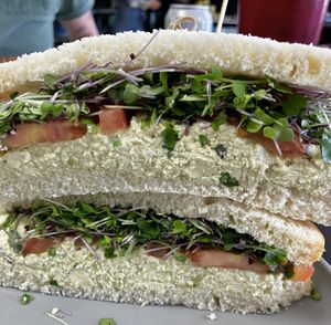 Egg salad sandwich   at Midtown Vegan Deli & Market in Tucson