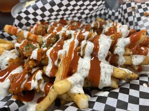 Buffalo ranch fries  at Midtown Vegan Deli & Market in Tucson