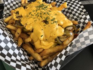 loaded fries  at Midtown Vegan Deli & Market in Tucson