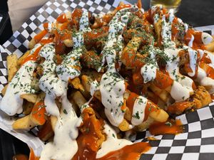 Buffalo fries  at Midtown Vegan Deli & Market in Tucson