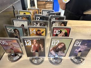 Super cute table numbers, they let you pick which vegan you wanted to dine with lol   at Midtown Vegan Deli & Market in Tucson
