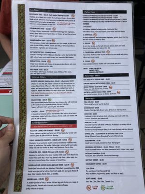 Menú 2024  at Sabor in Brandon