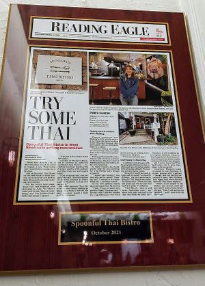  at Spoonful Thai Bistro in West Reading