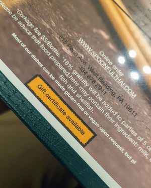  at Spoonful Thai Bistro in West Reading