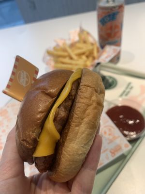   at Neat Burger - Canary Wharf in East London