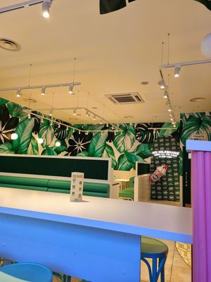 Lovely interior! at Neat Burger - Canary Wharf in East London