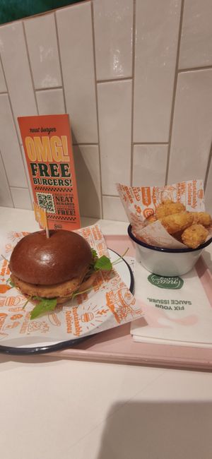 Lunch menu at Neat Burger - Canary Wharf in East London