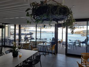 Water views at Waterline in Hobart