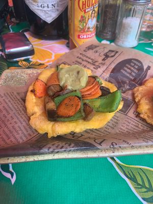 tostones made vegan  at Moreno's Cuba in Miami Beach