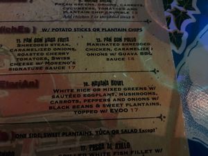  at Moreno's Cuba in Miami Beach