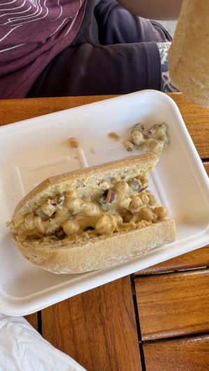 Coronation chickpea   at Warmley Waiting Room in Warmley