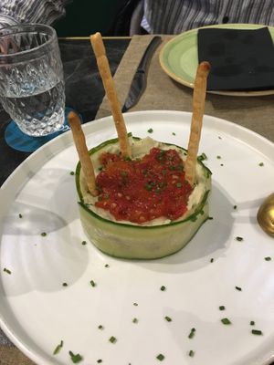 Ensalada de berenjena  at Conjugoo in Murcia