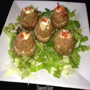 stuffed mushrooms at AmeRAWcan Bistro in Tacoma