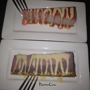 cheesecake at AmeRAWcan Bistro in Tacoma