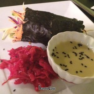 nori wrap appetizer  at AmeRAWcan Bistro in Tacoma