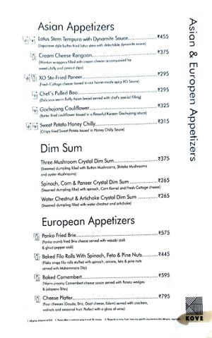 Chef's pulled Bao, Sweet Potato Honey Chilly, all Dim Sum (have butter in filling) are NOT vegan #Veganuary at KOVE in Coimbatore