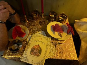 Great colourful ambience   at Maharaja in Hamburg