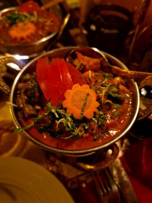 Okra masala at Maharaja in Hamburg