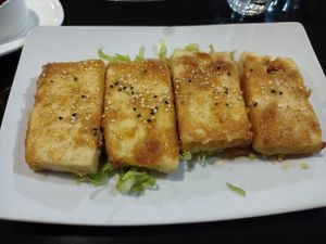 Delicious tofu at Seoul in Sevilla