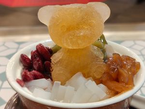 Hainanese Bear Coconut ice dessert. Cute? at The Hainan Story 海南寶 -Jln Sultan in Central Singapore