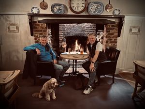 Two large fireplaces keep the place super toasty   at The Fox Goes Free in Chichester