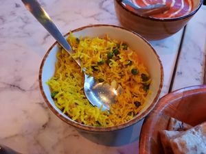 Gekruide rijst at Kisaan Restaurant and Patisserie in The Hague