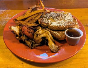 Vegan French toast. Amazing. at The Cannon in New Haven