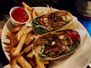 Mushroom wrap at The Cannon in New Haven