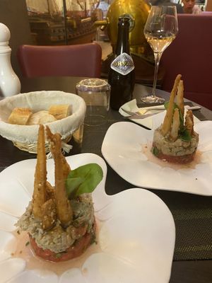 Starters at Ti Toques in Antibes