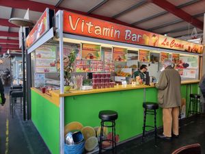 counter at Die Vitaminbar in Hannover