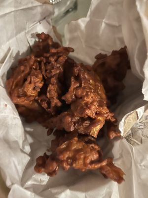 Onion bahji   at Restaurant Bollywood in Saint-hubert