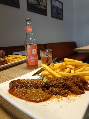 Vegane "Sven" Currywurst at De Lüx Curry in Celle