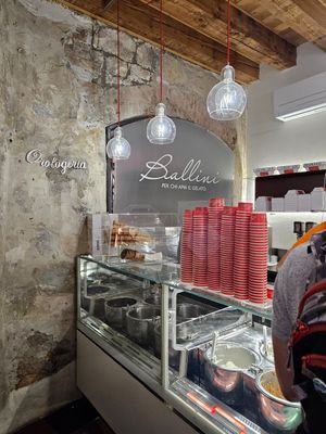 Ballini's gelato at Gelateria Ballini in Verona
