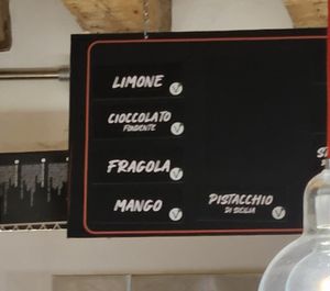 Vegan flavours at Gelateria Ballini in Verona