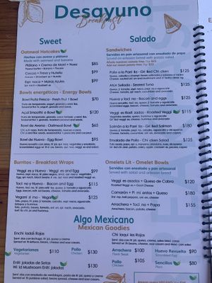 Green leaves are vegan dishes   at Lit in Puerto Vallarta