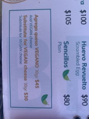 Vegan cheese sub  at Lit in Puerto Vallarta