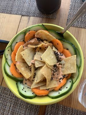 Hummus   at Lit in Puerto Vallarta