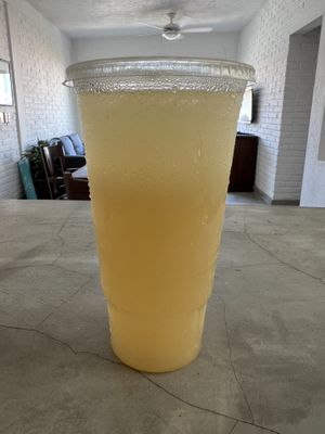 Ginger lime agua del dia   at Lit in Puerto Vallarta