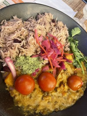 Jackfruit curry   at Turtle Bay in Manchester