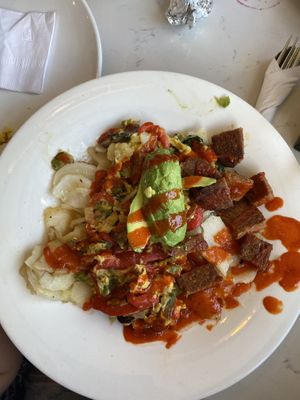 Vegan spicy bowl.   at The Broken Yolk Cafe - Midway Dr in San Diego